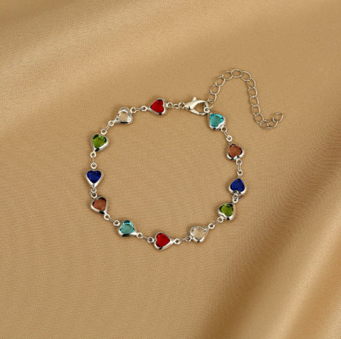 Wholesale Love color zircon chain